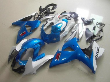 Blanc Bleu Carénages Moto GSXR 1000 K9 2009-2016