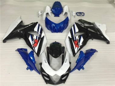Blanc Bleu Noir Carénages Moto GSXR 1000 K9 2009-2016