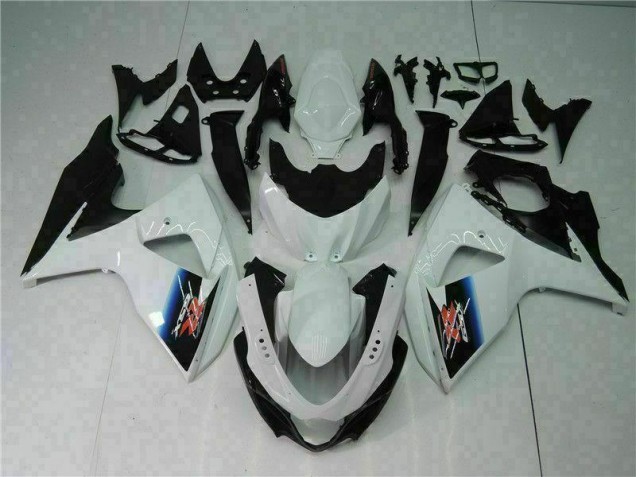 Blanc Noir Carrosserie Moto GSXR 1000 K9 2009-2016 Blanc Noir Carrosserie Moto GSXR 1000 K9 2009-2016