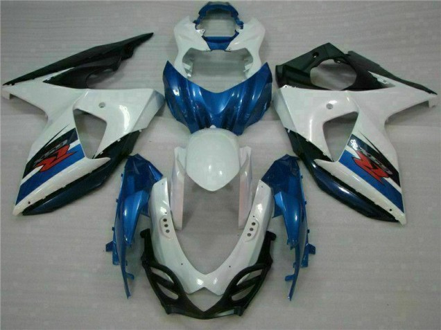 Bleu Blanc Carénage Moto ABS GSXR 1000 K9 2009-2016 Bleu Blanc Carénage Moto ABS GSXR 1000 K9 2009-2016