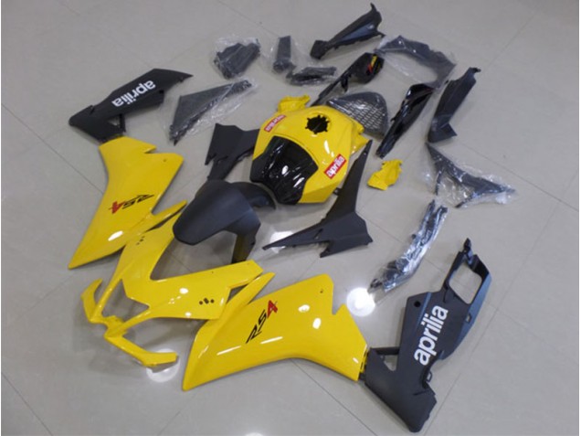 Jaune Noir Carénage Moto RS4 50 125 2011-2018 Jaune Noir Carénage Moto RS4 50 125 2011-2018