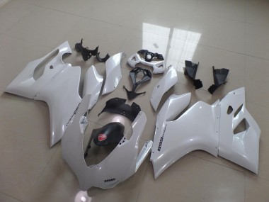 Blanc Nacré Carénage Moto Ducati 1199 2011-2014