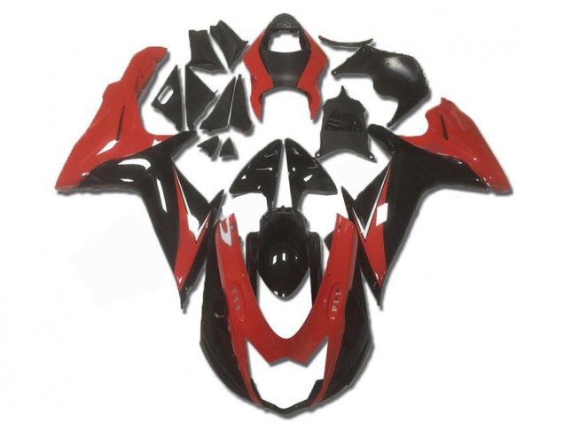 Rouge Noir Carénages Moto GSXR 600 / 750 K11 2011-2024 Rouge Noir Carénages Moto GSXR 600 / 750 K11 2011-2024