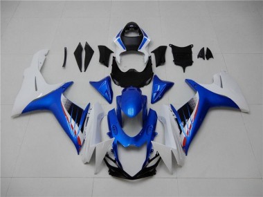 Bleu Blanc Carénages Moto GSXR 600 / 750 K11 2011-2024