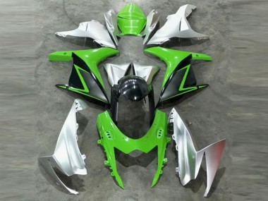 Vert Argent Carénages Moto GSXR 600 / 750 K11 2011-2024