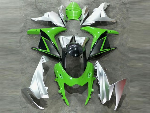 Vert Argent Carénages Moto GSXR 600 / 750 K11 2011-2024 Vert Argent Carénages Moto GSXR 600 / 750 K11 2011-2024