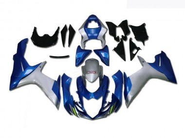 Bleu Argent Carénage Moto GSXR 600 / 750 K11 2011-2024