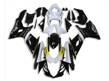Noir Blanc Carénage Moto GSXR 600 / 750 K11 2011-2024