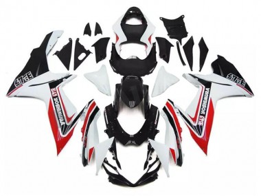 Blanc Rouge Noir Carénage Moto GSXR 600 / 750 K11 2011-2024