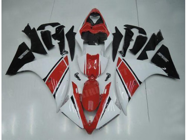 Blanc Rouge Noir Carénage Moto R1 2012-2014 Blanc Rouge Noir Carénage Moto R1 2012-2014