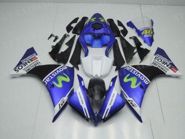 Bleu Blanc Noir Carénage Moto R1 2012-2014