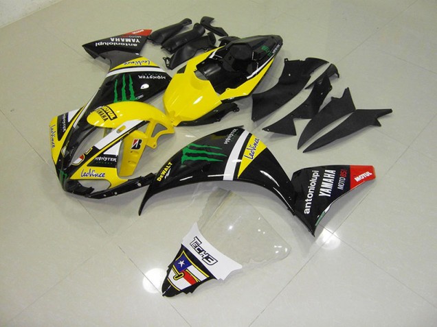 Jaune Monster Carénage Moto R1 2012-2014 Jaune Monster Carénage Moto R1 2012-2014