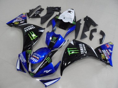 Bleu Noir Monster Carénages Moto R1 2012-2014