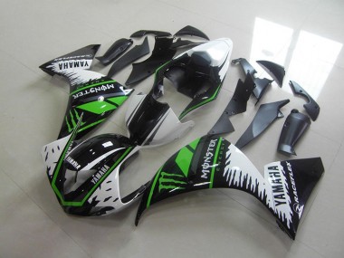 Blanc Vert Monster Carénage Moto R1 2012-2014