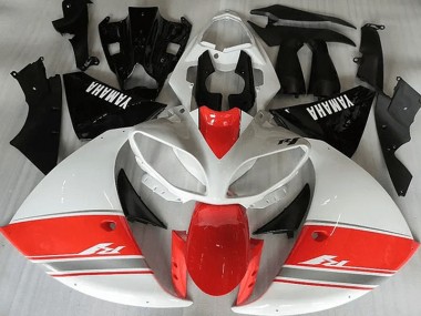 Racy Rouge Blanc Noir Carénage Moto R1 2012-2014
