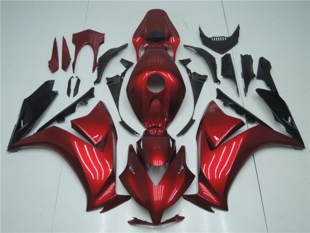 Rouge Noir Carénage Moto CBR 1000 RR 2012-2016 Rouge Noir Carénage Moto CBR 1000 RR 2012-2016