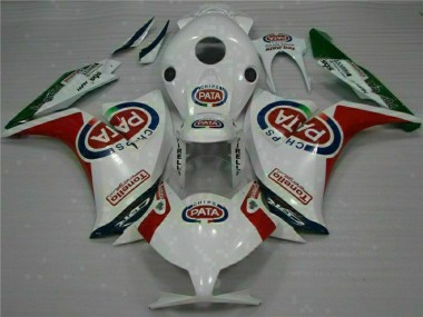 Rouge Blanc PATA Carénages Moto CBR 1000 RR 2012-2016