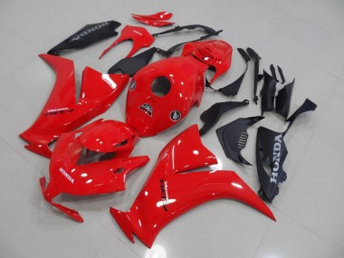 Rouge et Noir Mat Carénage Moto CBR 1000 RR 2012-2016