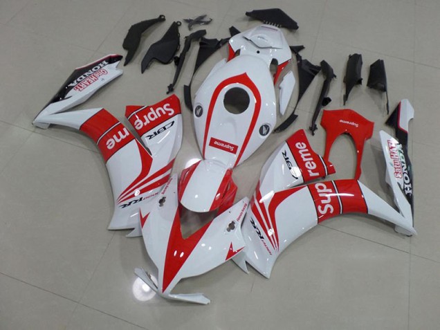 Rouge et Blanc Supreme Carénage Moto CBR 1000 RR 2012-2016 Rouge et Blanc Supreme Carénage Moto CBR 1000 RR 2012-2016
