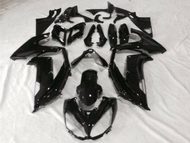 Noir Brillant Carénages Moto EX650 2012-2016