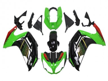 Vert Noir Carénage Moto EX650 2012-2016