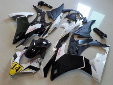 Noir Blanc Denso Rizoma 14 Carénage Moto CBR 500 RR 2013-2015