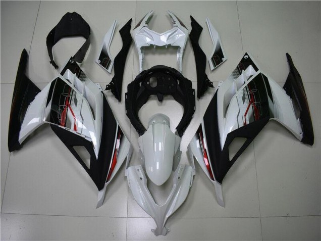 Blanc Noir Carénage Moto EX300 2013-2016 Blanc Noir Carénage Moto EX300 2013-2016