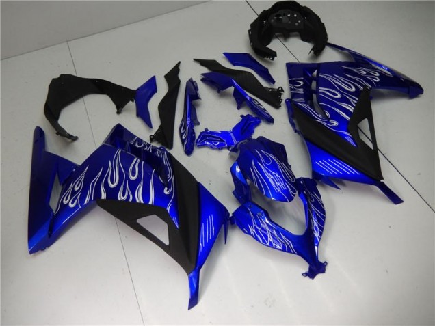 Bleu Blanc Noir Carénage Moto EX300 2013-2016 Bleu Blanc Noir Carénage Moto EX300 2013-2016