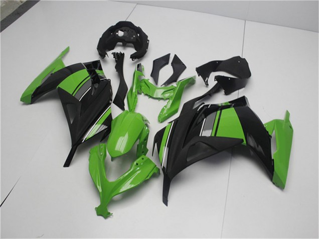 Vert Noir Carénages Moto EX300 2013-2016 Vert Noir Carénages Moto EX300 2013-2016