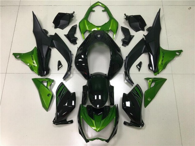 Vert Noir Carénages Moto Z800 2013-2016 Vert Noir Carénages Moto Z800 2013-2016