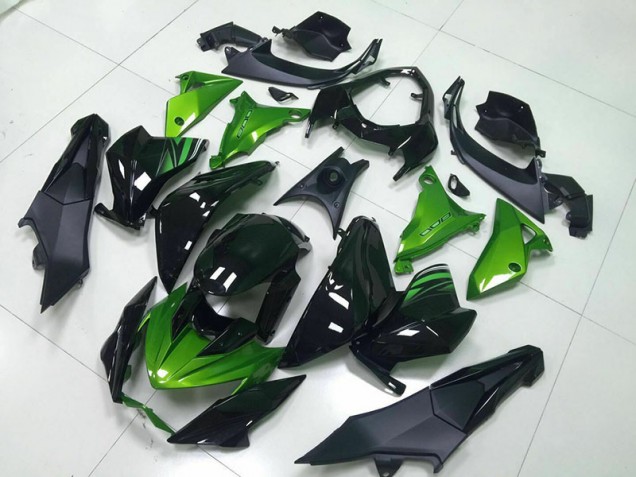 Vert Noir Carénage Moto Z800 2013-2016 Vert Noir Carénage Moto Z800 2013-2016