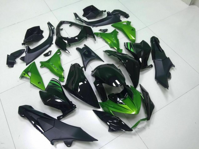 Vert Noir Carénage Moto Z800 2013-2016 Vert Noir Carénage Moto Z800 2013-2016