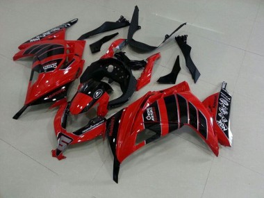 Rouge Noir Airfore Carénage Moto ZX 300R 2013-2016