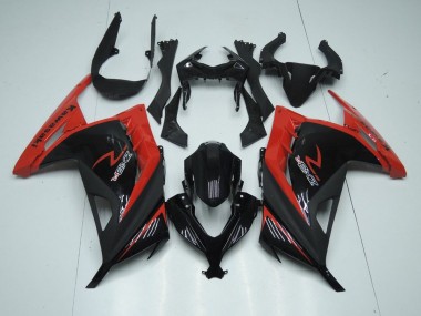 Rouge Noir Carénages Moto ZX 300R 2013-2016