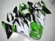 Vert Blanc Noir Carénage Moto ZX6R 2013-2018 Vert Blanc Noir Carénage Moto ZX6R 2013-2018