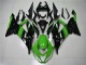 Vert Noir Carénage Moto ZX6R 2013-2018 Vert Noir Carénage Moto ZX6R 2013-2018