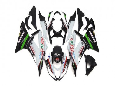 Blanc Noir Carénage Moto ZX6R 2013-2018