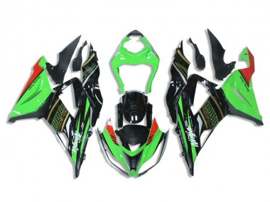 Vert Noir Carénages Moto ZX6R 2013-2018