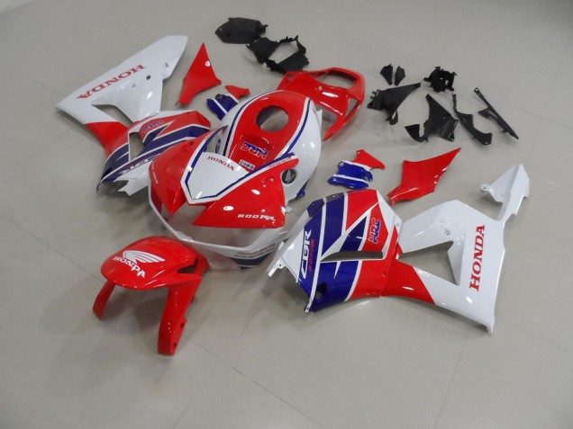 Rouge Blanc Bleu HRC Carénage Moto CBR 600 RR 2013-2023 Rouge Blanc Bleu HRC Carénage Moto CBR 600 RR 2013-2023