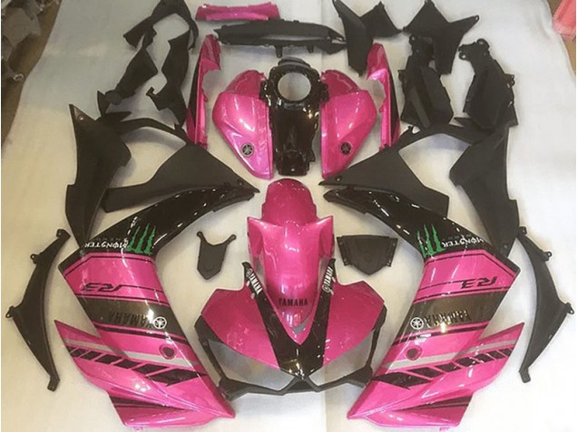 Rose et Noir Carénage Moto R3 2015-2022
