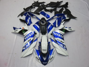 Blanc Monster Carénage Moto R3 2015-2022