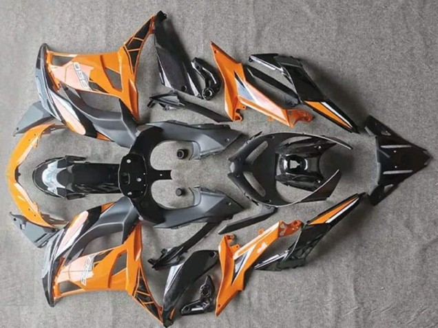 Brillant Orange Noir Carénage Moto EX650 2017-2019 Brillant Orange Noir Carénage Moto EX650 2017-2019