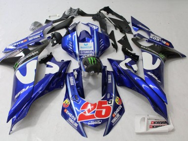 Movistar Carénage Moto R6 2017-2023